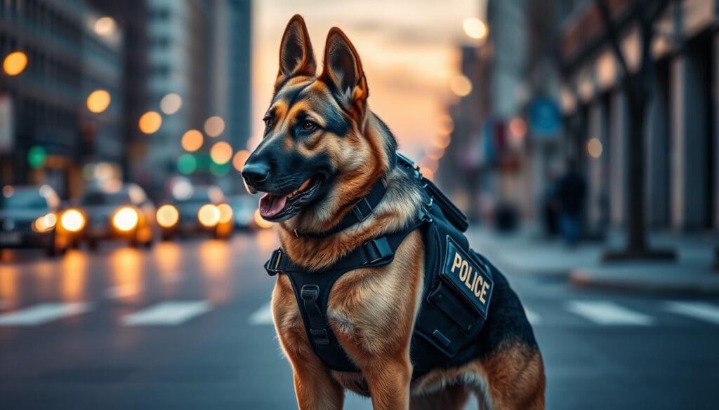 German Shepherd Police Dog