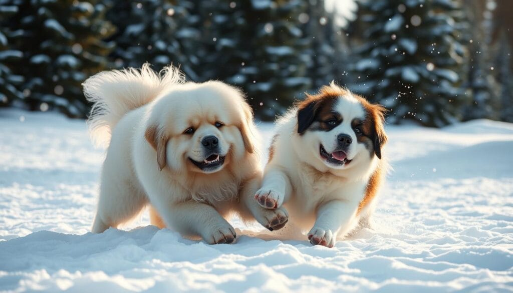 big white fluffy dog