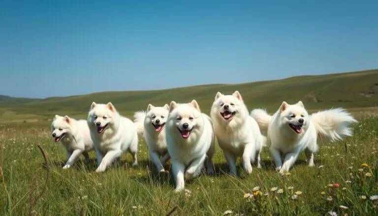 big white fluffy dog