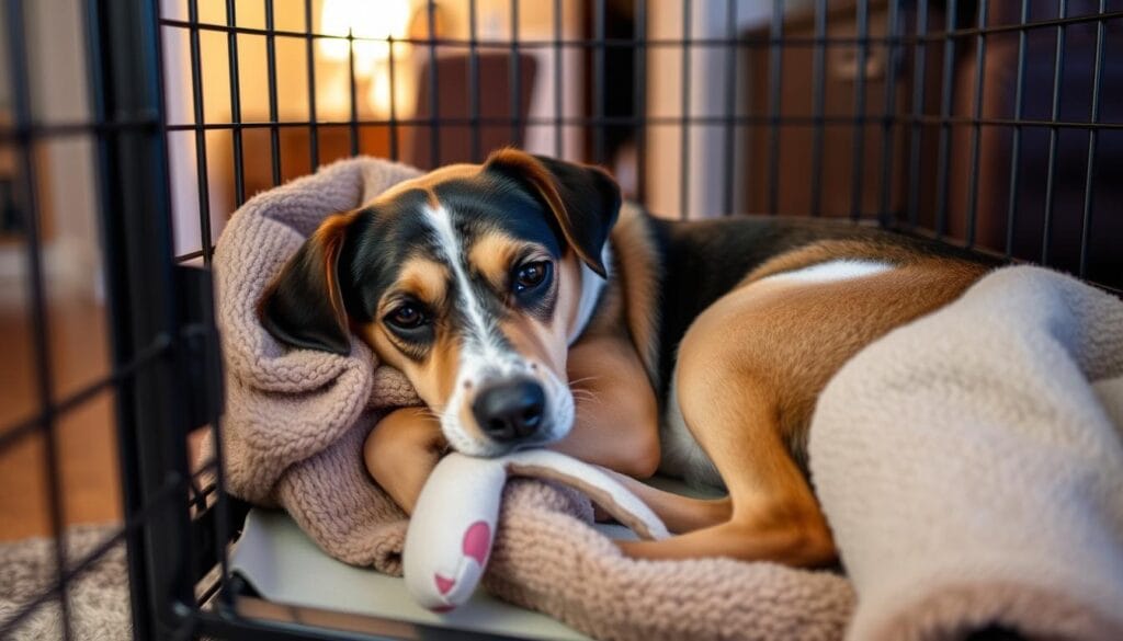 crate training adult dogs