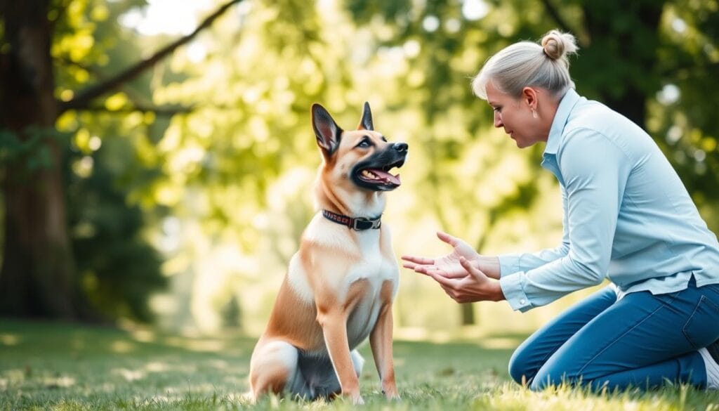 dog trainer communication